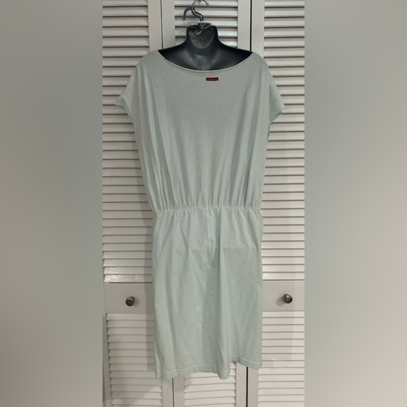 Hard Tail Forever aquamarine/light mint boatneck  dress size Large - Picture 6 of 8